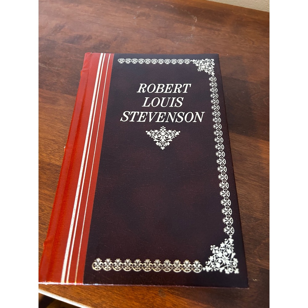 Amaranth Press Robert Louis Stevenson Book Brown Red Excellent Bonded Leather